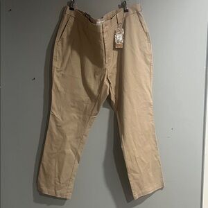 Denver Hayes Men's Khaki Chinos Stain Rejector 42X30